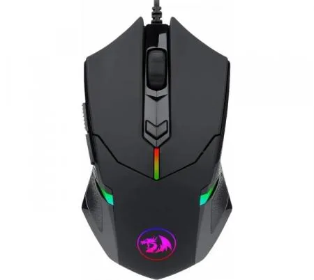 MOUSE GAMER REDRAGON CENTROPHORUS RGB M601 7200 DPI 1000HZ 6 BOTONES PROGRAMABLES PESO AJUSTABLE