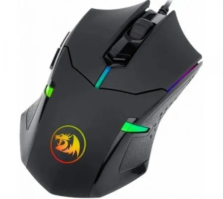 Mouse Gamer Redragon Centrophorus Rgb M601 7200 Dpi 1000hz 6 Botones Programables Peso Ajustable