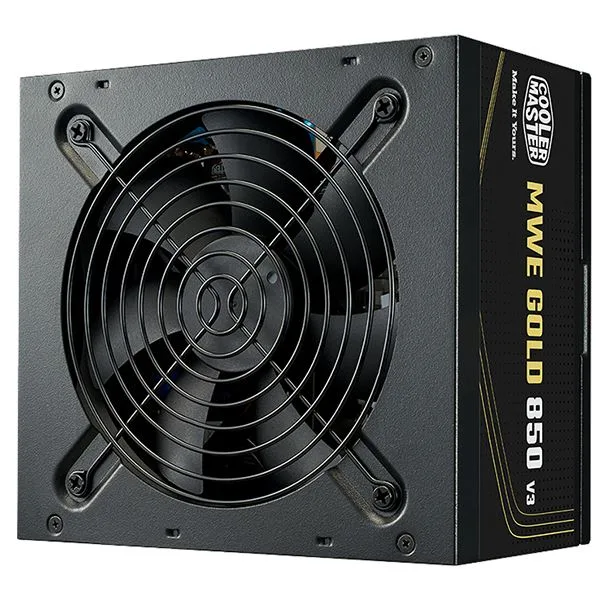 FUENTE COOLERMASTER MWE GOLD 850W V3 80 PLUS GOLD NM FR NO MODULAR
