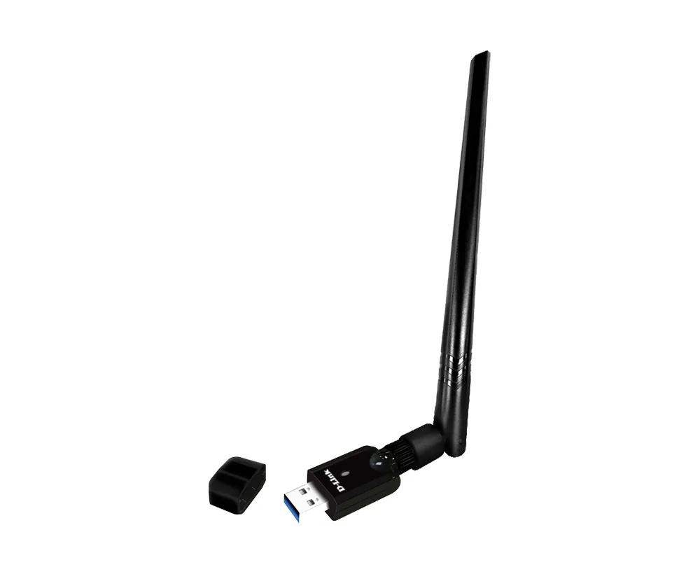 Placa Wifi Usb D-link Dwa-185 Wifi 5 Ac1200 Dual Band Con Antena 