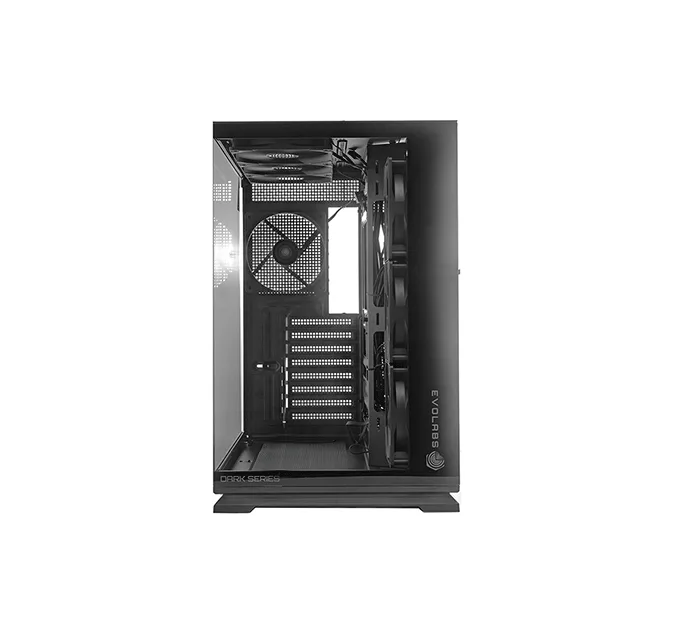 Gabinete Gamer Evolabs Luma X Dark Evo-325ab C/f Atx 