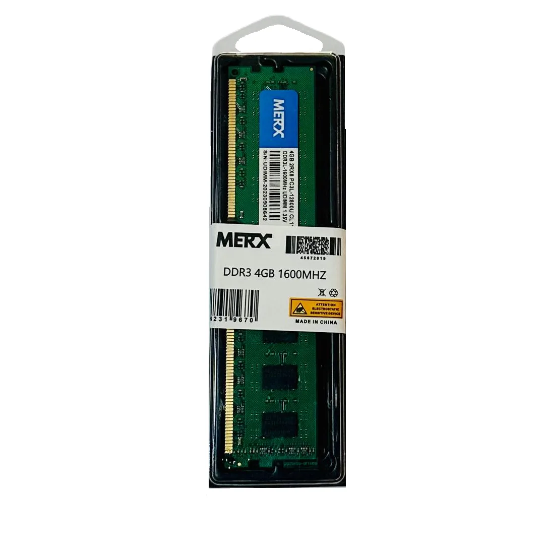 Memoria Ram Merx 4gb Udimm Ddr3 1600mhz 1.5v