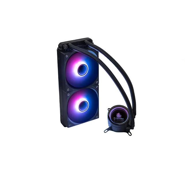 Watercooling Evolabs Aio Cryogene Pro 240 Compatible Am4 Am5 Lga 1851 1200  1700 250w Tdp