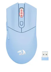 Mouse Gamer Inalámbrico Redragon St4r M917 Azul 26.000 DPI Sensor Alta Precisión 63g Tri-Mode 2.4GHz Bluetooth