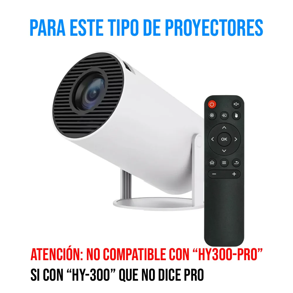 (PRO-611) Control Remoto Proyector Generico Hy300 Hy320 Nm-pro400 Portatil