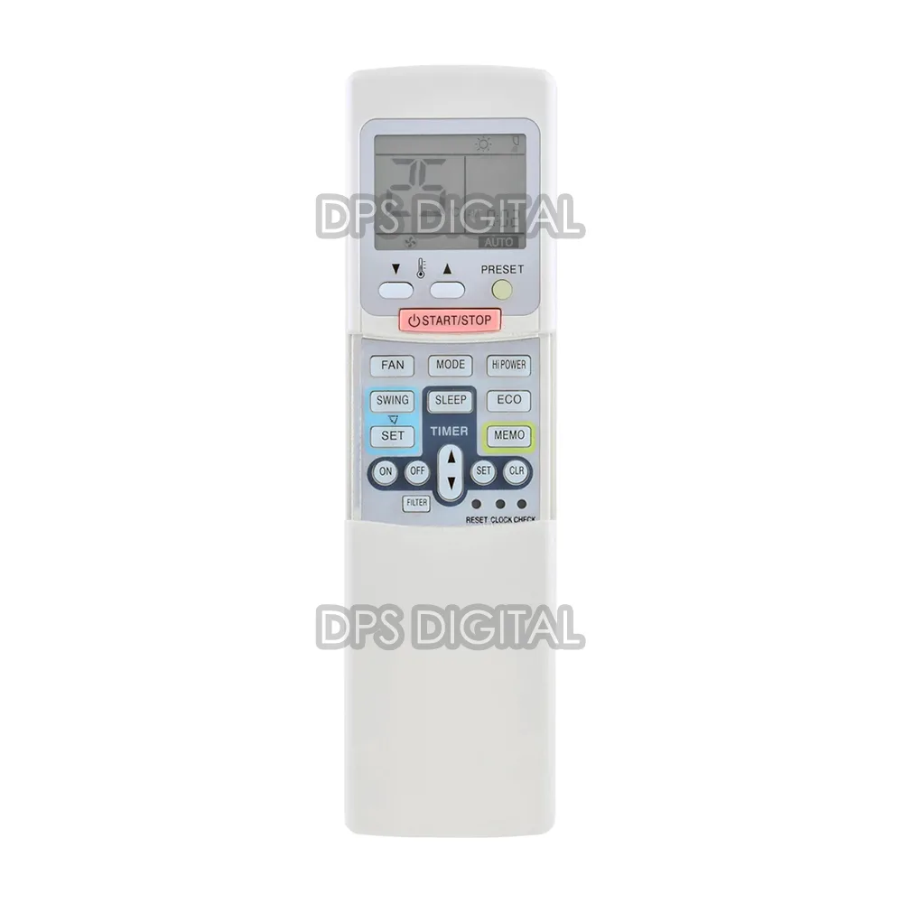 (AI-109) Control Remoto Aire Acondicionado Para Toshiba Ras-13ua 10uax2 3m23yac Blanco