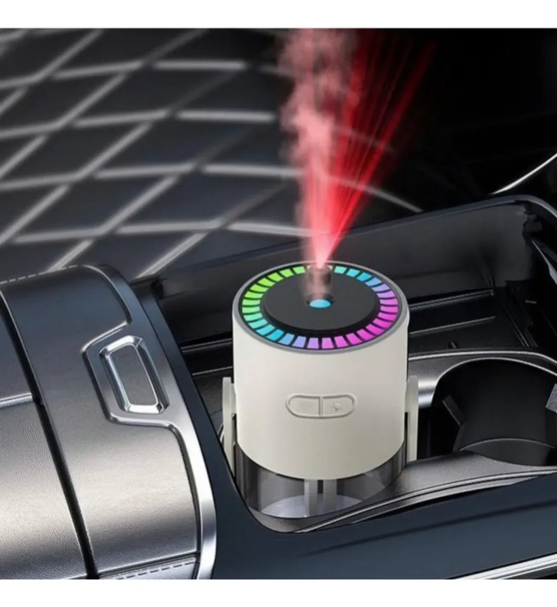 Humidificador Difusor Proyector Led Estrellas Rojas 280ml Usb