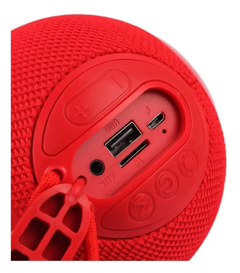 Parlante Bluetooth Portátil Con Radio Fm Usb Gts-2092 Rosa