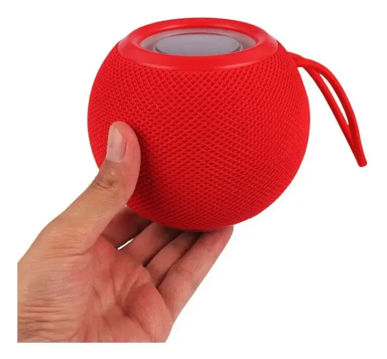 Parlante Bluetooth Portátil Con Radio Fm Usb Gts-2092 Rojo