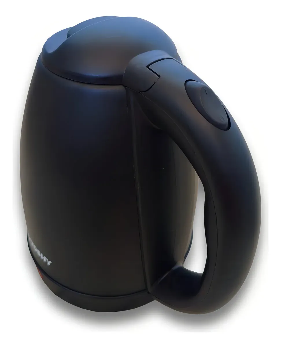 Pava Eléctrica Mate Jarra Acero Inoxidable 2 Lt Hytoshy Color Negro
