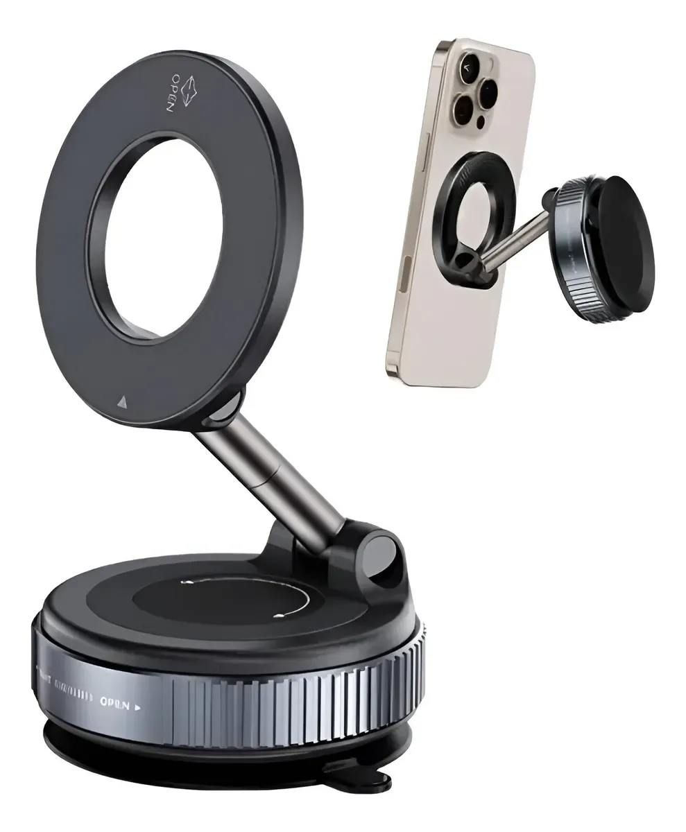 Soporte Magnético Celular Ventosa Giratorio 360 Ajustable