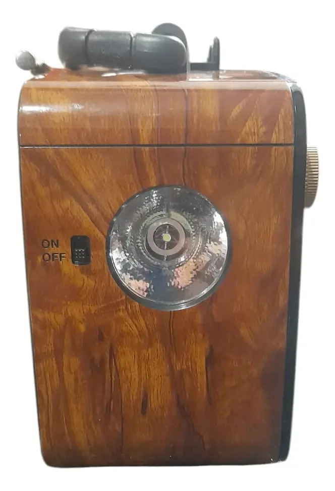 Radio Am/fm Bluetooth Usb Sd Retro Vintage Diseño Color Marrón