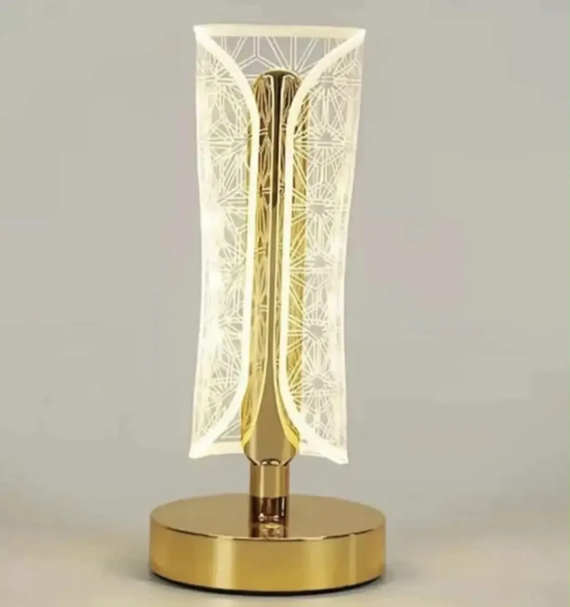 Lampara Led Decorativa Recargable 3 Modos Mesa De Luz