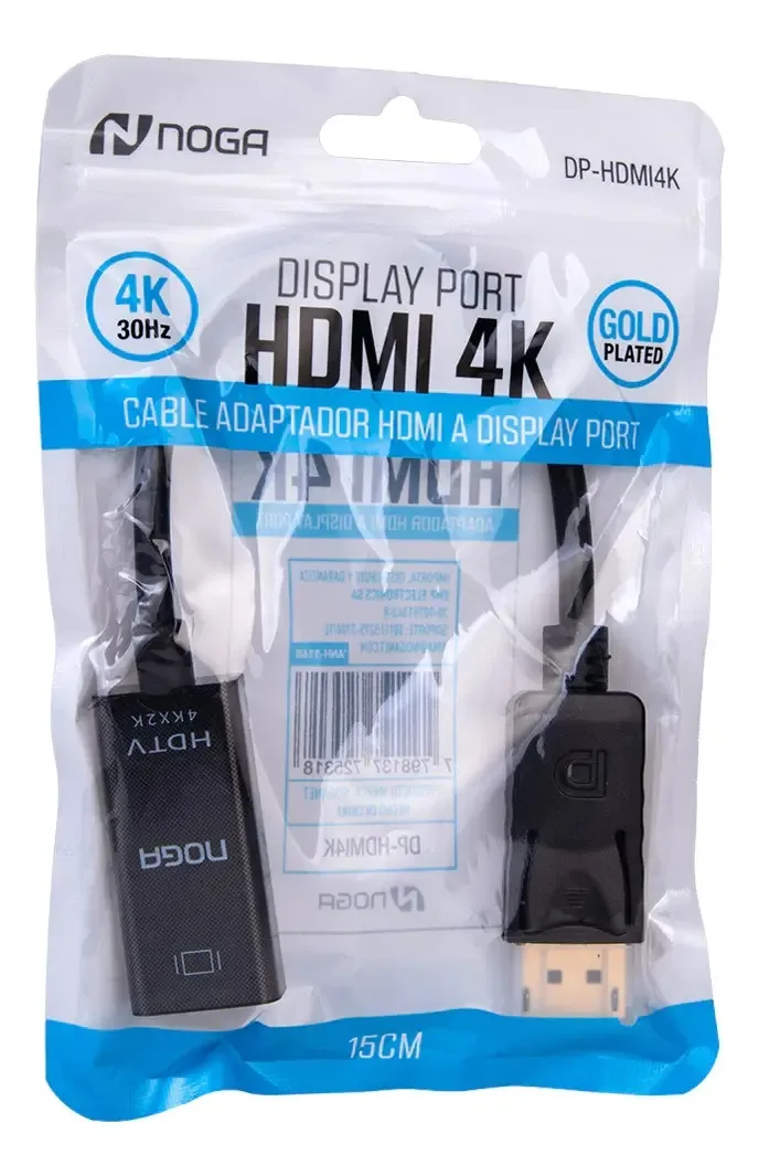 Adaptador Cable Hdmi A Display Port Conversor Noga
