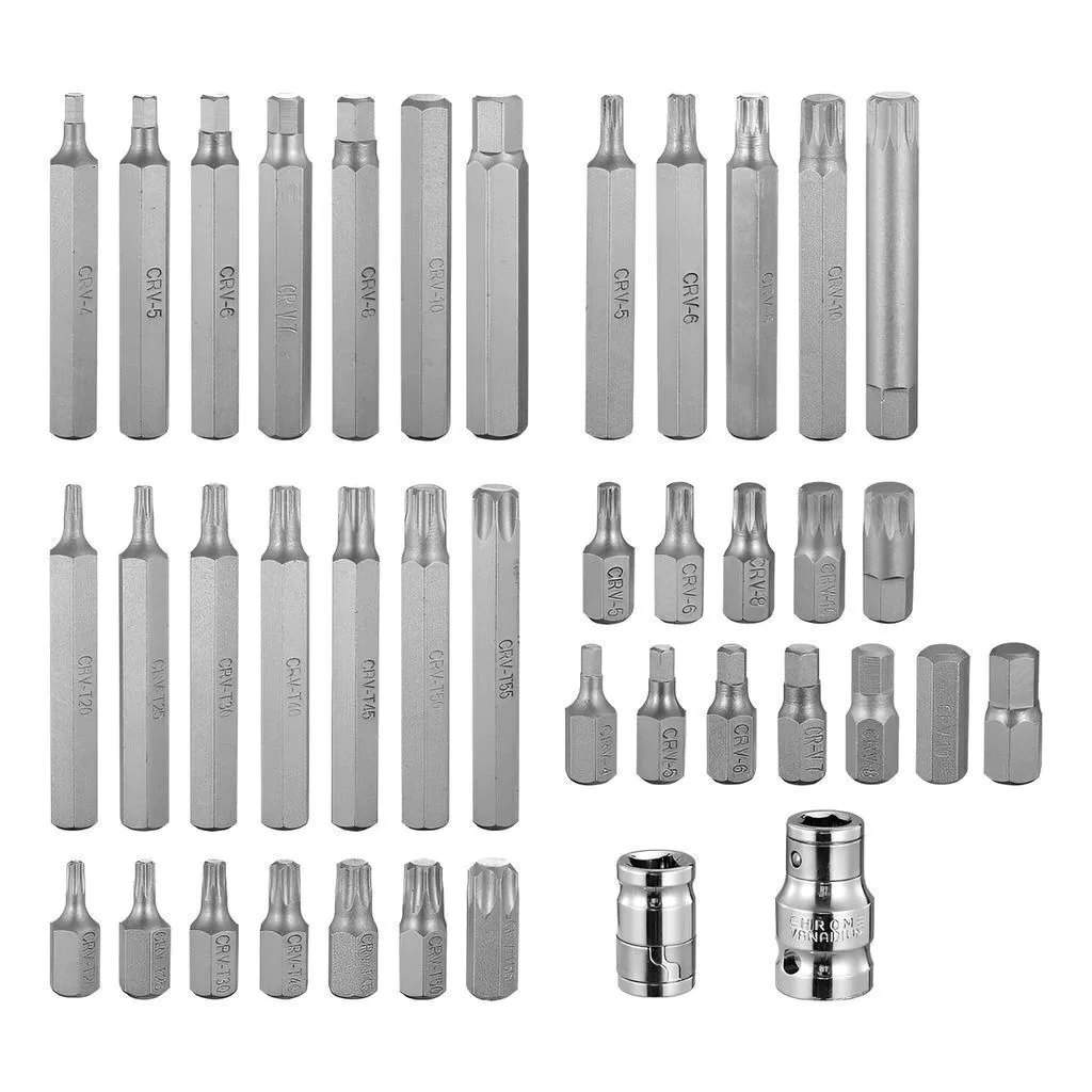 Juego Puntas Torx Allen 40 Piezas Set En Caja Multiestria