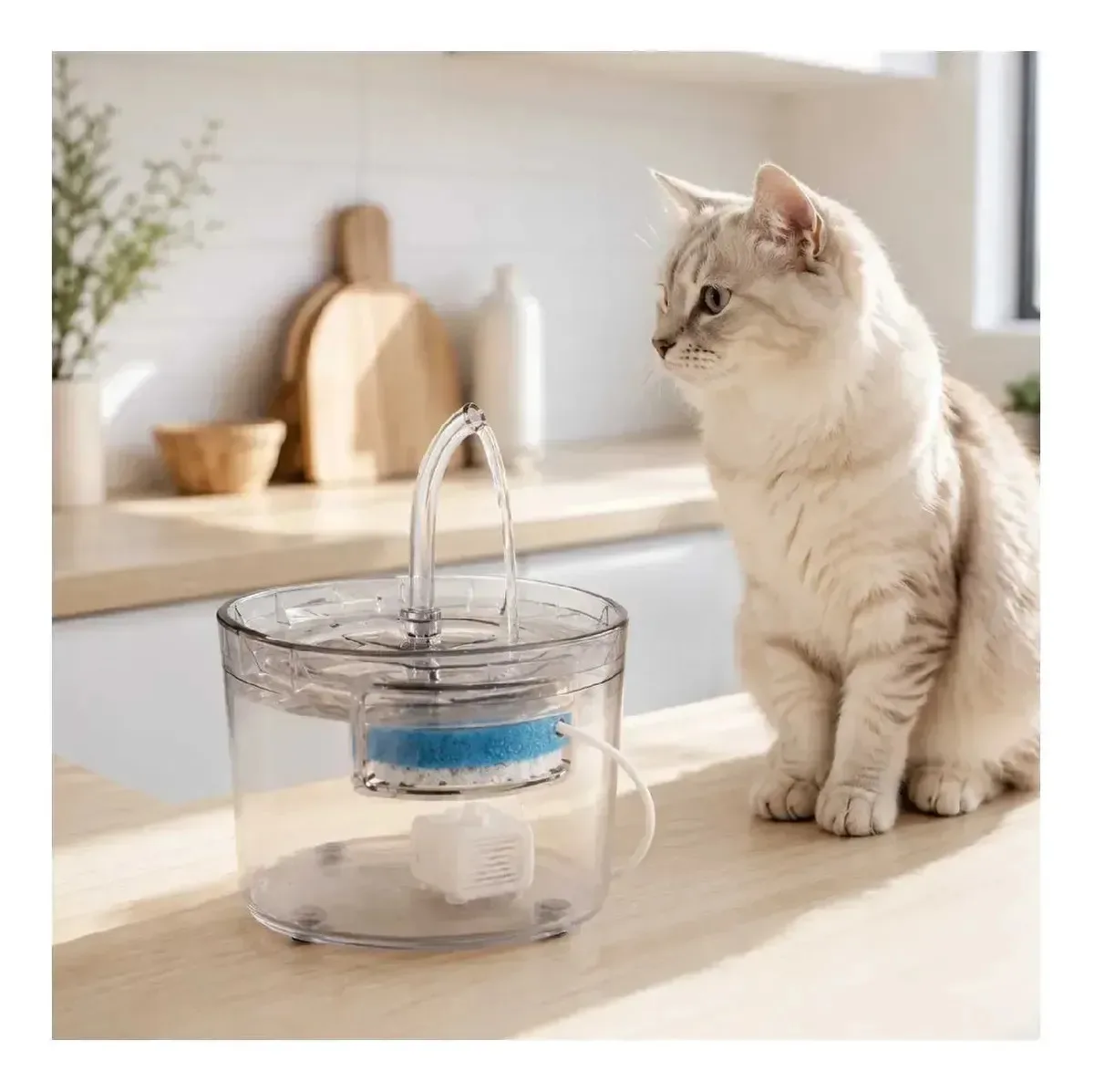 Bebedero Dispenser Fuente Agua Automático Mascota Gato Perro