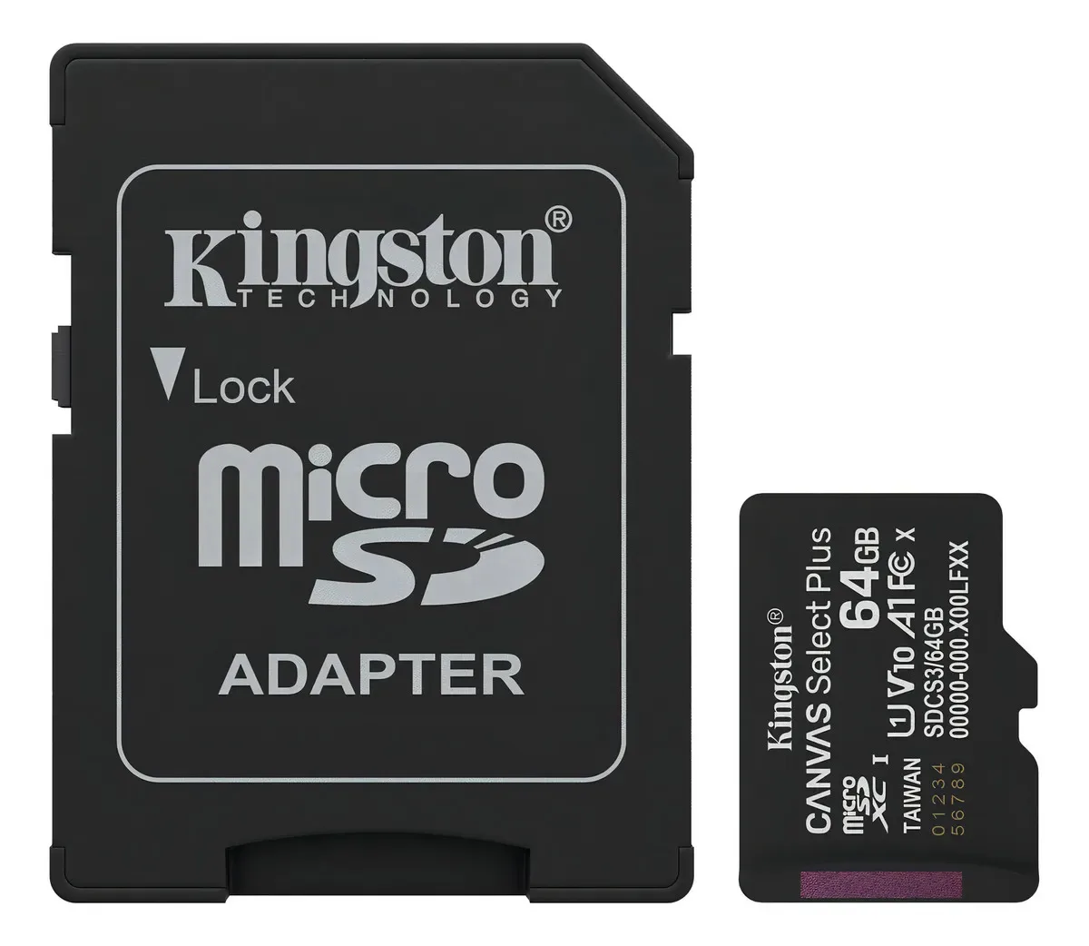 Tarjeta De Memoria Micro Sd Kingston Canvas Select Plus 64gb