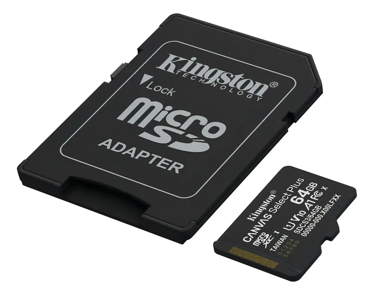 Tarjeta De Memoria Micro Sd Kingston Canvas Select Plus 64gb