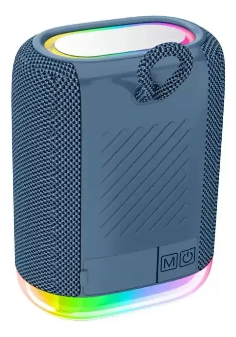 Parlante Bluetooth Rgb Potente Sonido Waterproof 5w Azul