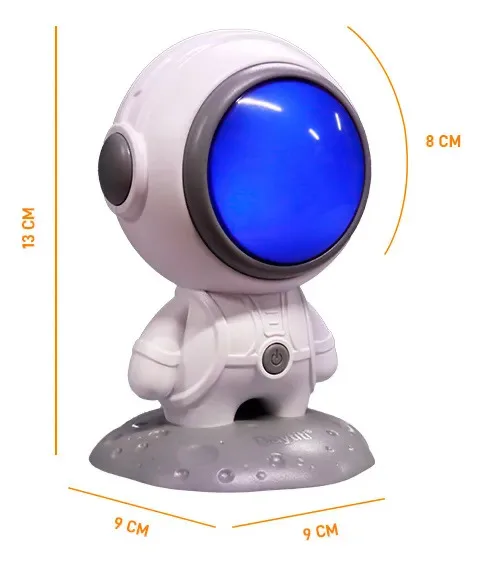 Parlante Bluetooth Astronauta Led 5w Portátil Recargable Blanco
