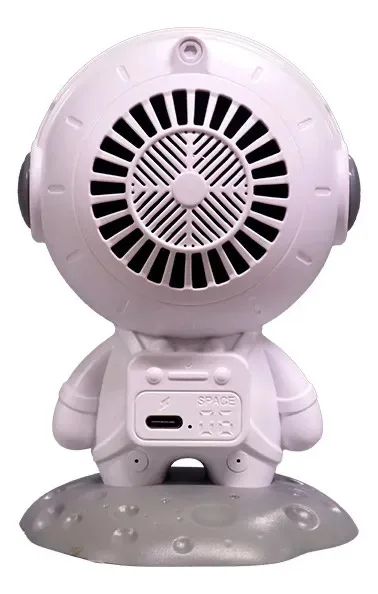 Parlante Bluetooth Astronauta Led 5w Portátil Recargable Blanco