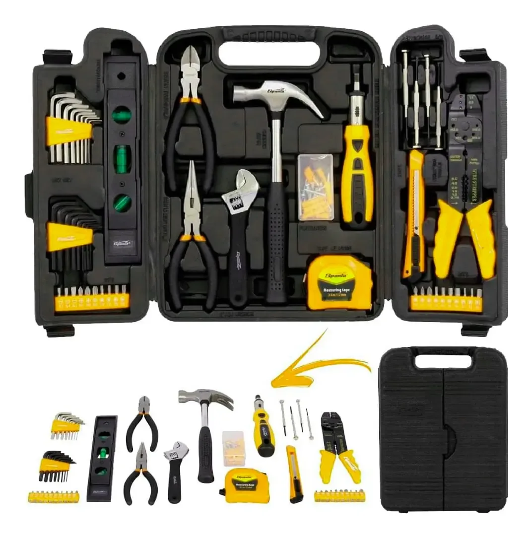 Set De Herramientas Con Maletín Y 129 Piezas Para Hogar Kit Completo