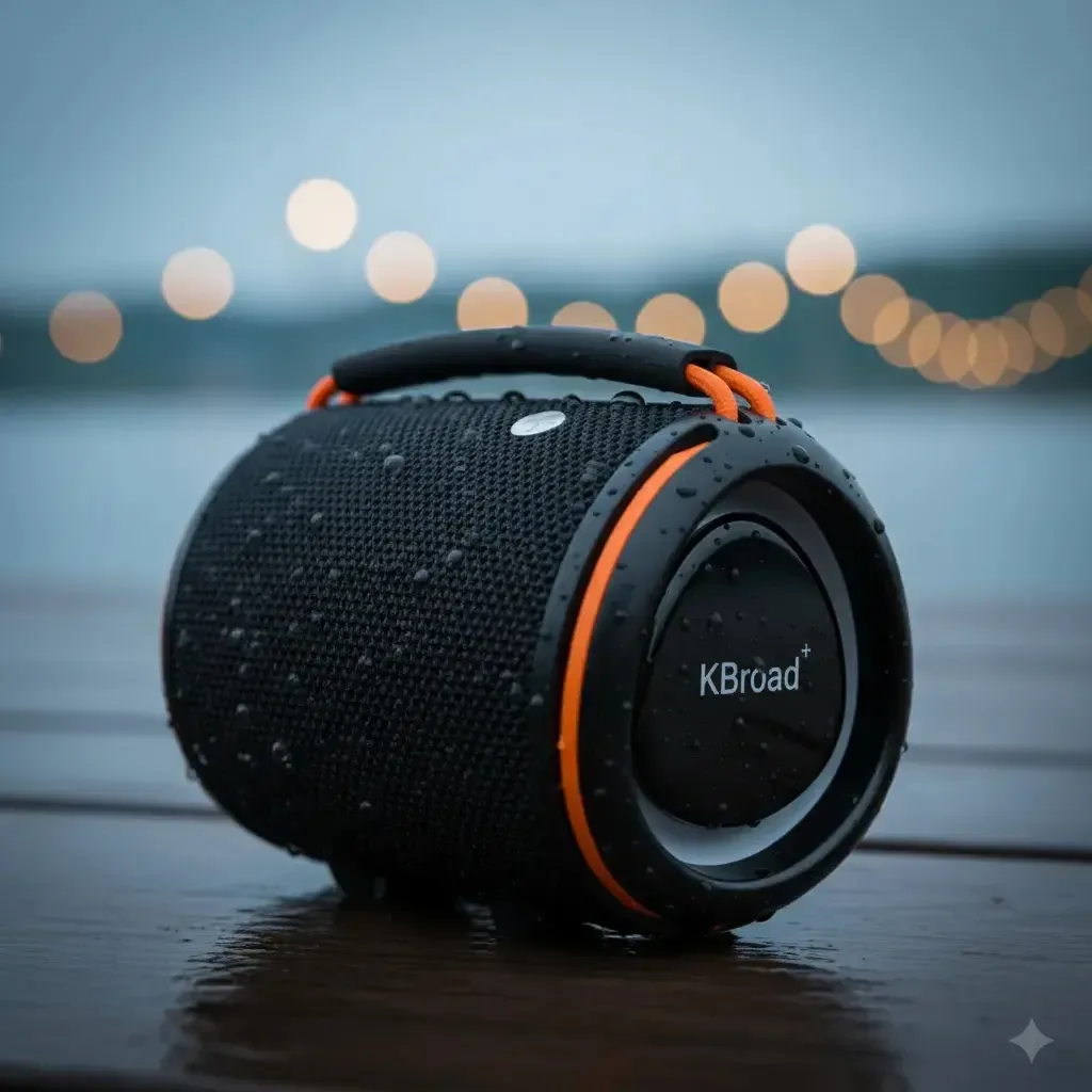 Parlante Portátil Bluetooth Resistente Al Agua Fm Sd Correa