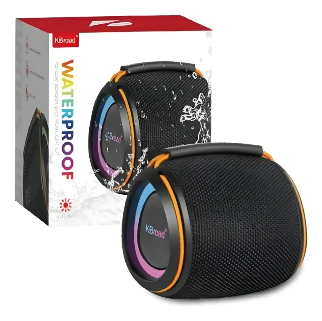 Parlante Portátil Bluetooth Resistente Al Agua Fm Sd Correa