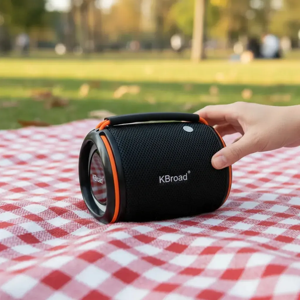 Parlante Portátil Bluetooth Resistente Al Agua Fm Sd Correa