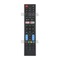 (lLCD-609) Control Remoto Para Kanji Kj-32mt005-2 Smarttv Netflix Youtube Negro