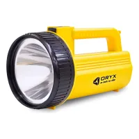 Linterna Recargable Led De Mano 10hs De Autonomía Portátil Linterna Amarillo