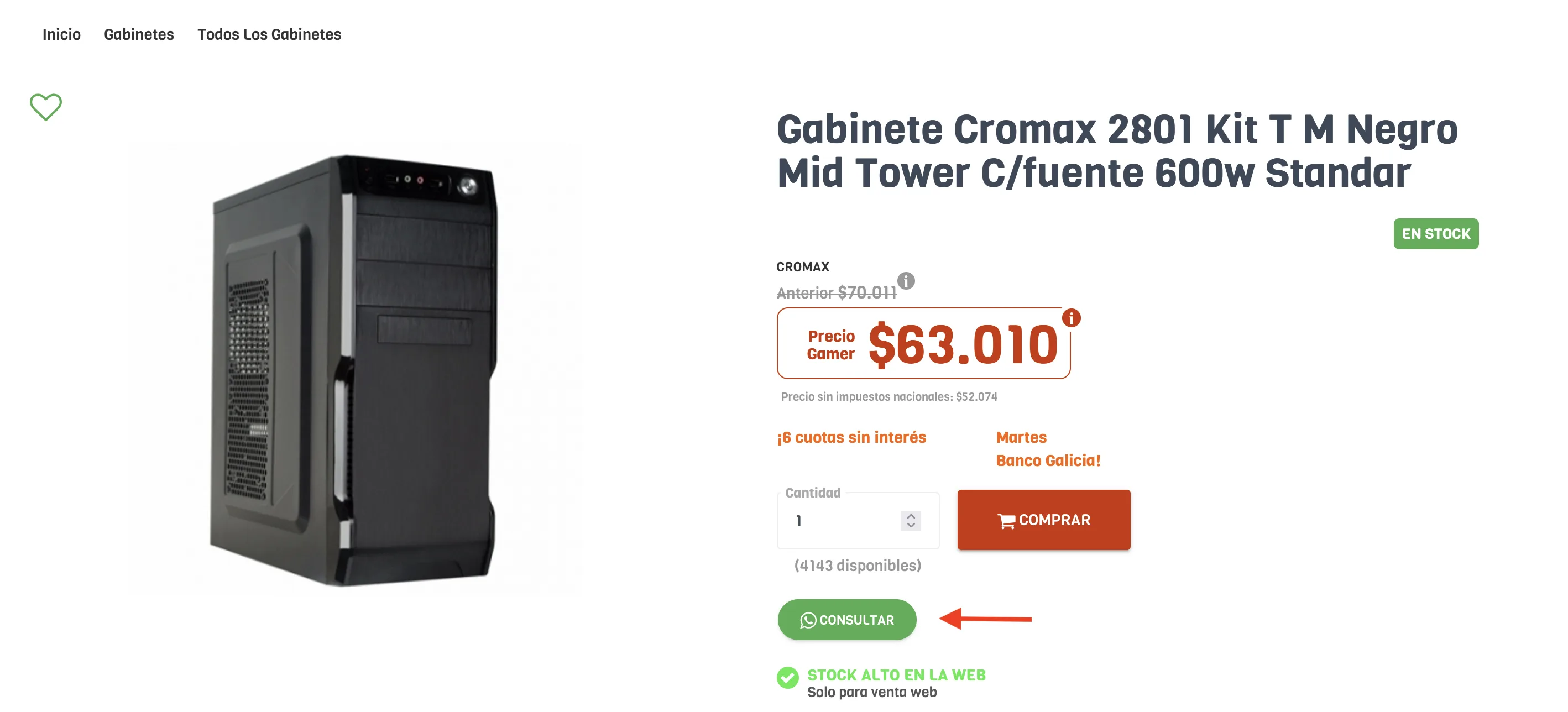 Botón WhatsApp en vista artículo