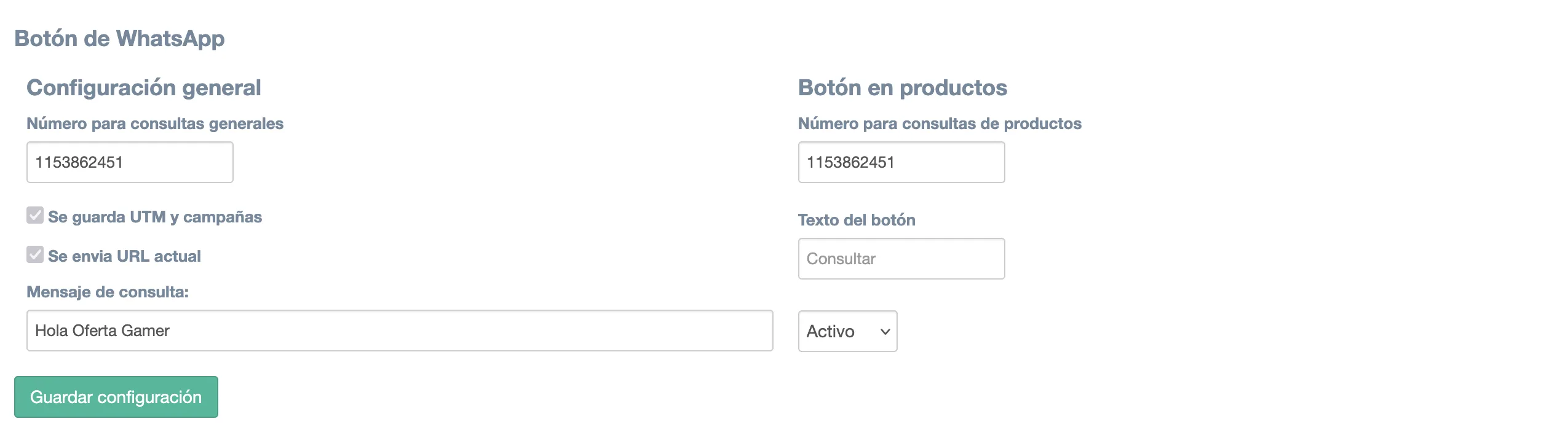 Boton Whatsapp Flotante