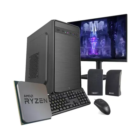 Pc Ecovision Amd Ryzen 3 3200G + 8Gb + 240Gb + Monitor 19
