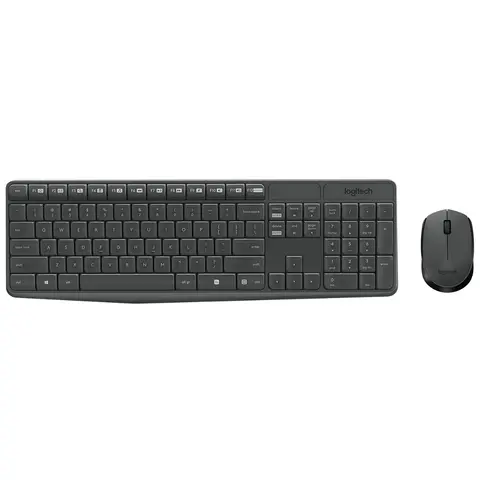 Teclado Y Mouse Inalámbrico Logitech (MK235) Negro