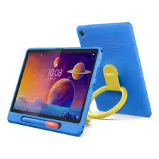 Tablet Para Niños + Funda Y Lápiz Mágico Lenovo 64gb 4gb Hd Luna Grey