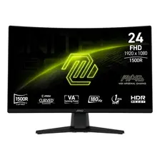 Monitor Curvo Gamer 23.6 Msi 180hz 1ms Mag 242c Full Hd Negro