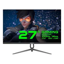 Monitor Gamer 27  Gamemax 100hz Ips Full Hd Dport Hdmi Negro
