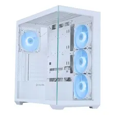 Gabinete Gamer 4 Fan Evolabs Mid Tower Progression Evo-305aw Blanco