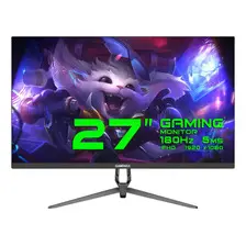 Monitor Gamer 27  Gamemax Full Hd 180hz Ips Hdmi Dport Negro