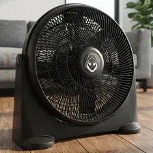 Ventilador Turbo De Piso 5 Aspas 14 Pulgadas Pcregistrada 35.56 Cm Negro Plástico 5