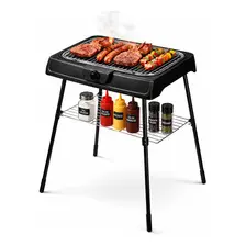 Parrilla Electrica Kanjihome Criollo 2000w Kjh-be2000pc Negro