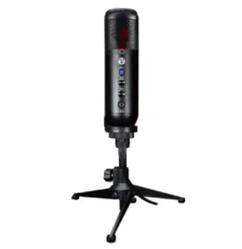 SPRING SALE Microfono Fantech Leviosa MCX01 Black RGB Streaming Condensador USB