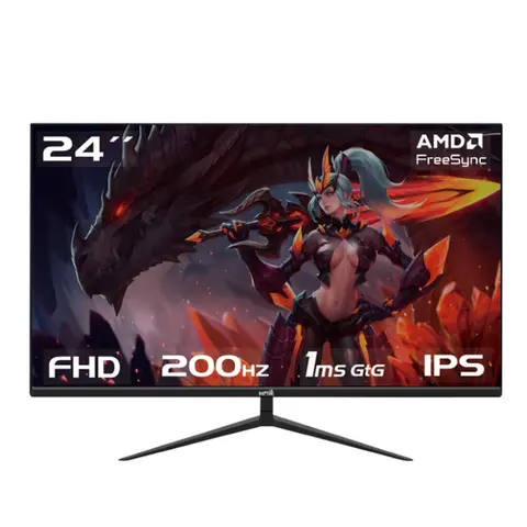 SPRING SALE Monitor Gamer Raptor Hawk Eye 24 Frameless IPS FHD 200Hz 1Ms