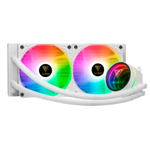 SPRING SALE Cooler CPU Watercooler Gamdias Chione M3-240W 240mm White ARGB