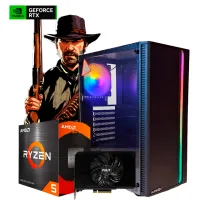 HOT SALE PC Gamer Armada | AMD Ryzen 5 5500 + 16GB DDR4 + GeForce RTX 3050 6GB + 512GB NVME