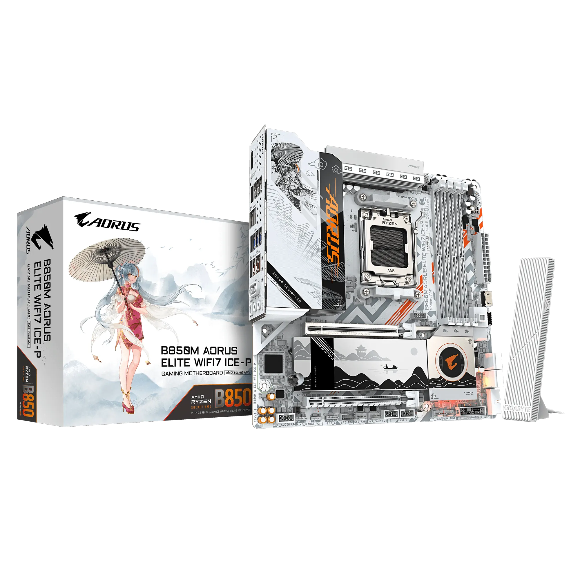 Motherboard Gigabyte B850m Aorus Elite Wifi7 Ice-p