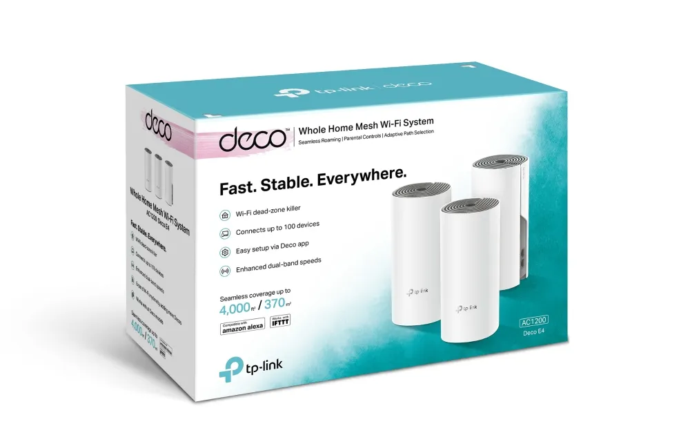 Tp-link Deco E4 Mesh Wifi Ac1200 Pack X3