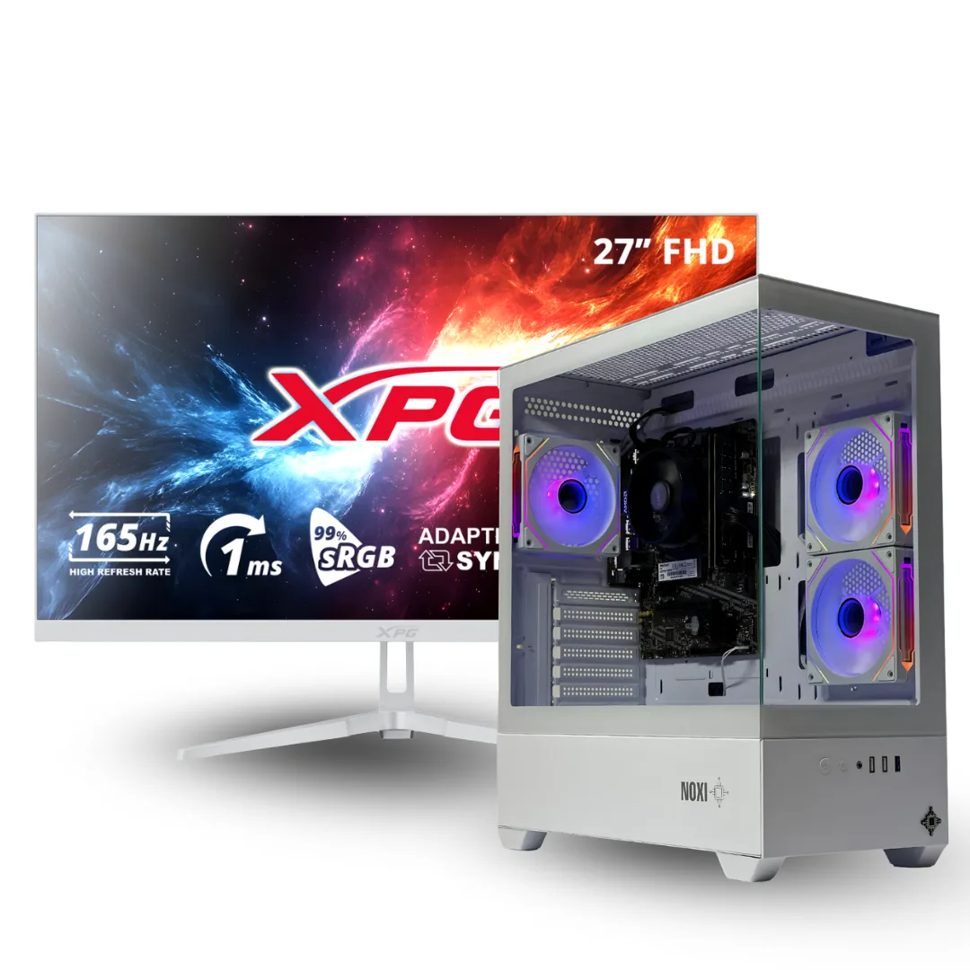 Noxi Gaming Pc Amd Ryzen 7 5700g | 16 Gb | 480 Gb | Monitor 27 Xpg 165hz