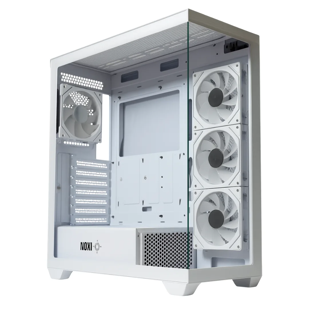 Gabinete Noxi Gaming Kuma Blanco 4x120mm Argb Fans